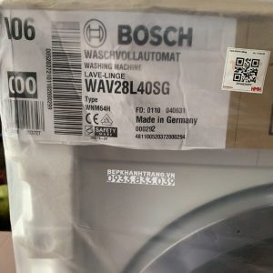 Máy Giặt Bosch HMH.WAV28L40SG Series 8 - ActiveOxygen Diệt Khuẩn - 2021 - 190