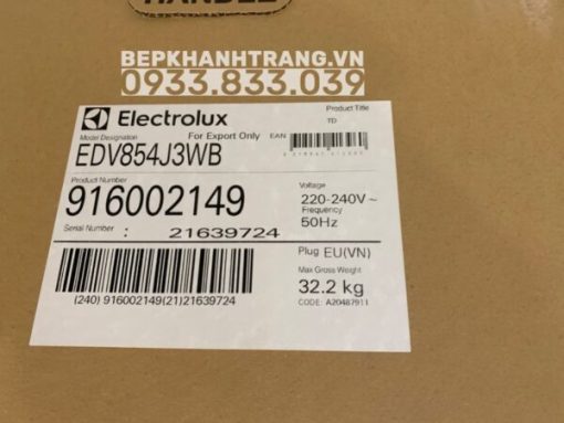 Máy sấy thông hơi 8.5kg UltimateCare 300 Electrolux EDS854J3WB - 11