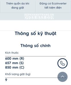 Máy giặt cửa trước 9kg UltimateCare 500 Electrolux EWF9024P5SB - 105