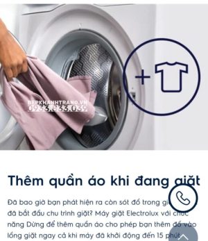 Máy giặt cửa trước 9kg UltimateCare 500 Electrolux EWF9024P5SB - 117