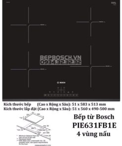 BẾP TỪ BOSCH PIE631FB1E - 80 BẾP TỪ BOSCH PIE631FB1E - 79