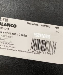 CHẬU RỬA BÁT BLANCO ZIA 9 ANTHRACITE - MÀU SẮC HUYỀN BÍ, THIẾT KẾ HIỆN ĐẠI - 316 CHẬU RỬA BÁT BLANCO ZIA 9 ANTHRACITE - MÀU SẮC HUYỀN BÍ, THIẾT KẾ HIỆN ĐẠI - 315