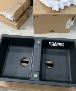 CHẬU RỬA BÁT BLANCO ZIA 9 ANTHRACITE - MÀU SẮC HUYỀN BÍ, THIẾT KẾ HIỆN ĐẠI - 236 CHẬU RỬA BÁT BLANCO ZIA 9 ANTHRACITE - MÀU SẮC HUYỀN BÍ, THIẾT KẾ HIỆN ĐẠI - 235