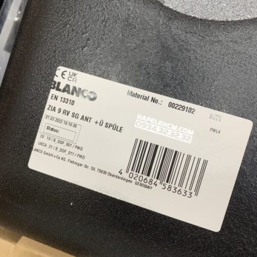 CHẬU RỬA CHÉN BLANCOZIA 9 MÀU ANTHRACITE 567.68.349 - 13