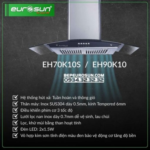 Máy Hút Mùi Eurosun EH-90K10 - 3