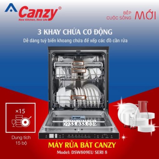 MÁY RỬA BÁT CANZY CZ-DSW809EU SERI 8 - 20