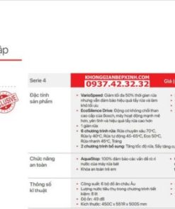 MÁY RỬA CHÉN ĐỂ BÀN HMH.SKS62E22EU - 24 MÁY RỬA CHÉN ĐỂ BÀN HMH.SKS62E22EU - 23