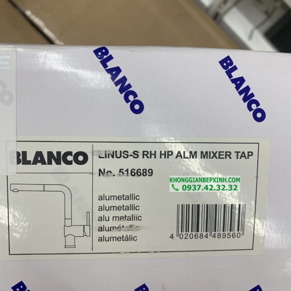 Vòi Bếp Hafele Blancolinus-S Màu Kim Loại 565.68.950 - 57