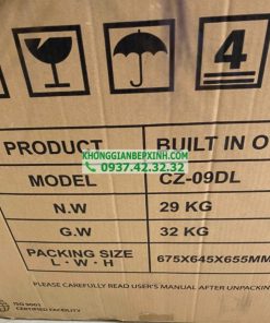 LÒ NƯỚNG ÂM TỦ CANZY CZ-09DL - 24 LÒ NƯỚNG ÂM TỦ CANZY CZ-09DL - 23