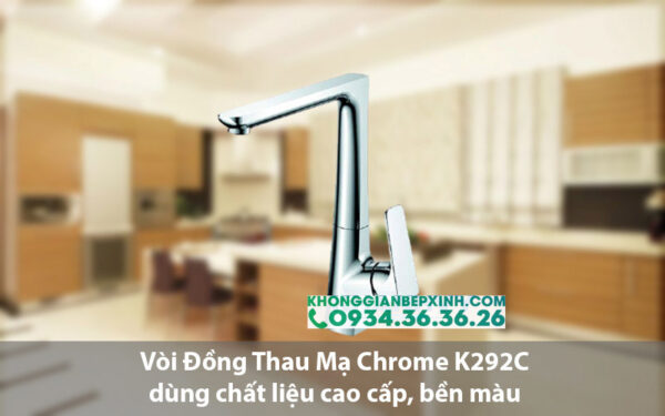 Vòi Rửa Chén Malloca K292C - Mạ chrome - 7