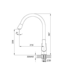 Vòi Rửa Chén Malloca K279C - 5