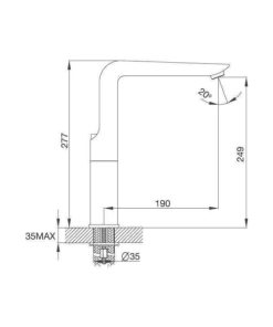 Vòi Rửa Chén Malloca K289C - 9