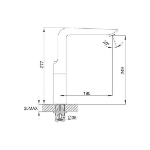 Vòi Rửa Chén Malloca K289C - 3