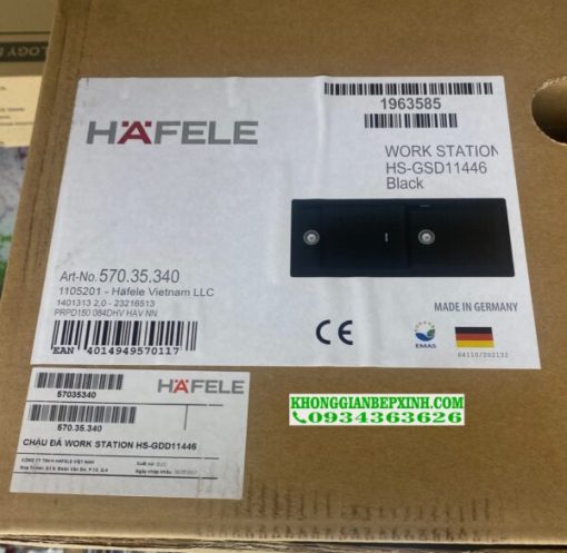 Chậu đá Hafele HS19-GKD2S120 570.35.340 - 21