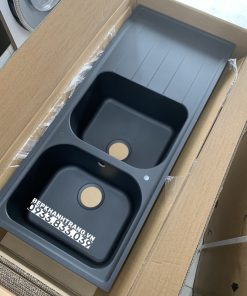 CHẬU ĐÁ HAFELE HS18-GED2R80 MÀU BLACK 570.35.360 - 46 CHẬU ĐÁ HAFELE HS18-GED2R80 MÀU BLACK 570.35.360 - 45