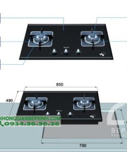 Bếp 2 Gas Malloca AS 9402G - 15