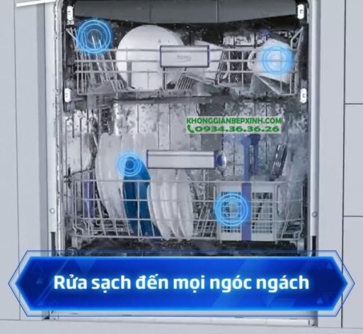 MÁY RỬA BÁT BOSCH BÁN ÂM SMU6ZCS52S SERIE 6 14 BỘ SẤY ZEOLITH MADE IN GERMANY - 27