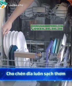 MÁY RỬA BÁT BOSCH BÁN ÂM SMU6ZCS52S SERIE 6 14 BỘ SẤY ZEOLITH MADE IN GERMANY - 95