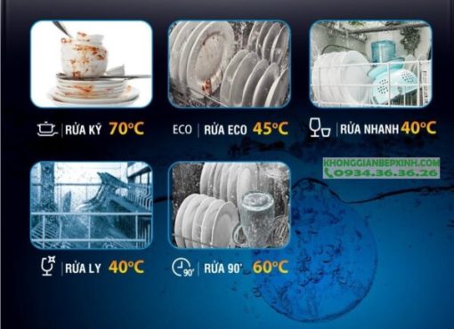 MÁY RỬA BÁT BOSCH BÁN ÂM SMU6ZCS52S SERIE 6 14 BỘ SẤY ZEOLITH MADE IN GERMANY - 33