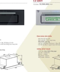 Máy Hút Mùi Canzy CZ 68D - 66