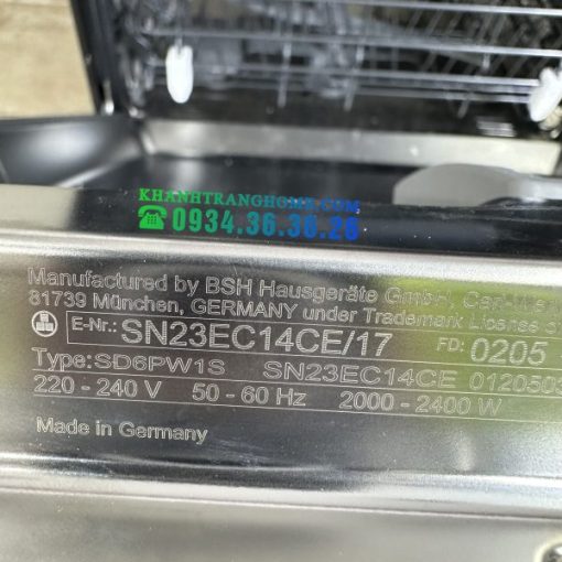 Máy Rửa Chén Siemens SN23EC14CE iQ300 - 105