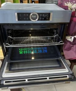 LÒ NƯỚNG KẾT HỢP VI SÓNG BOSCH HMH CMG633BS1B SERIES 8 - 145