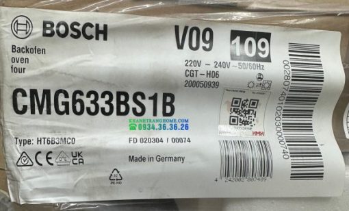 LÒ NƯỚNG KẾT HỢP VI SÓNG BOSCH HMH CMG633BS1B SERIES 8 - 79