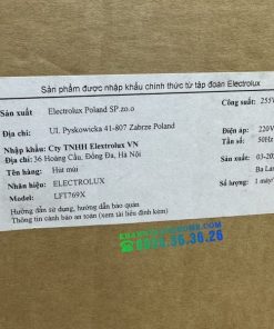 Máy hút mùi bằng thép không gỉ dạng ống 90cm Electrolux LFT769X - 139