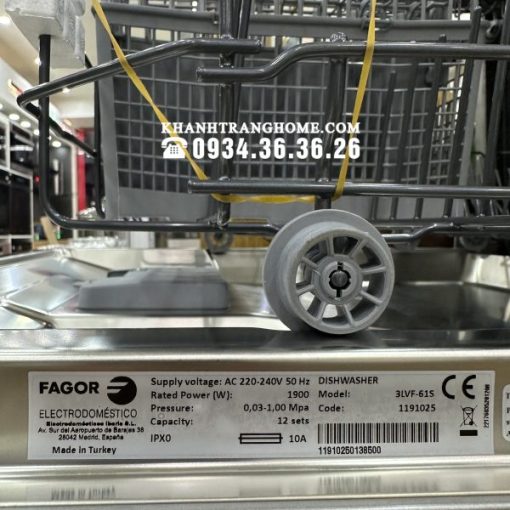 Máy Rửa Chén Độc Lập Fagor 3LVF-61S - 61