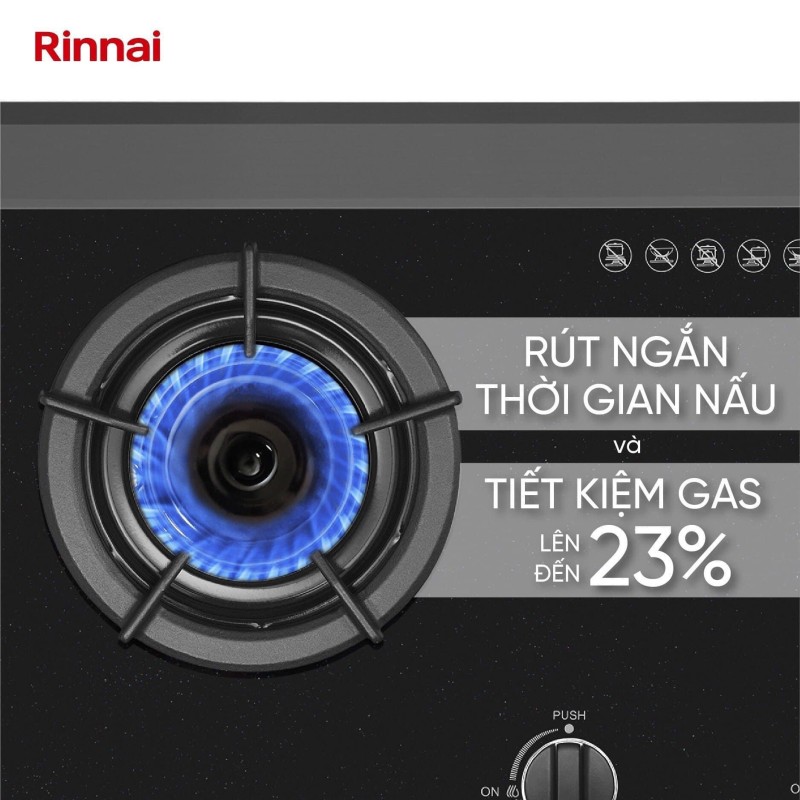 Bếp Gas Âm Rinnai RVB-2SCHI(SB) - 55