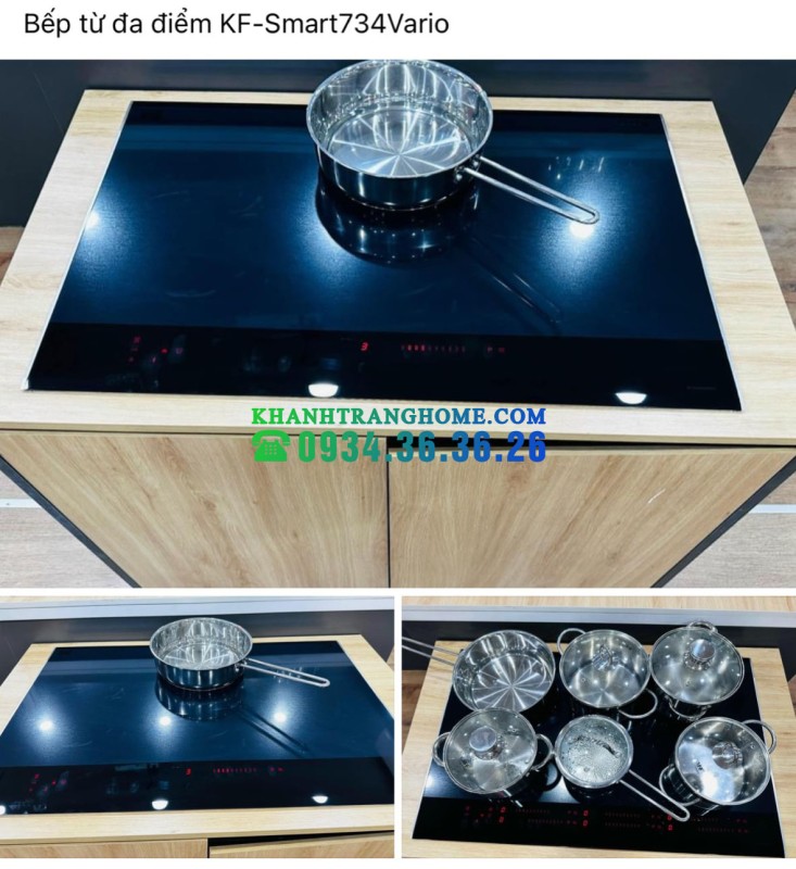 Hình ảnh thực tế bếp từ KAFF KF-Smart734Vario lắp đặt tại nhà quý khách hàng