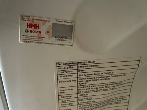 MÁY GIẶT BOSCH 8KG HMH WAJ20180SG SERIES 4 - 13