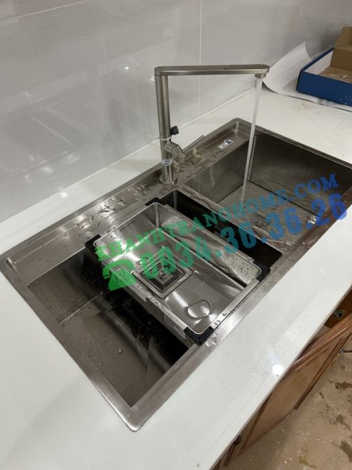 Vòi Rửa Chén Malloca K061-S - Vòi inox 304 - 37