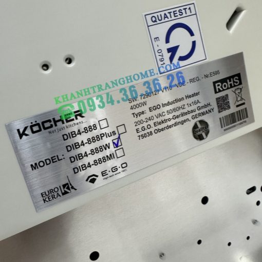 Bếp từ Kocher DIB4-888W - 29