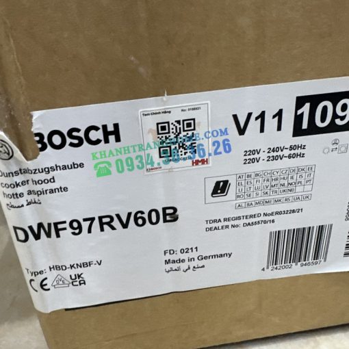 Máy hút mùi BOSCH HMH DWF97RV60B Serie 8 - 29