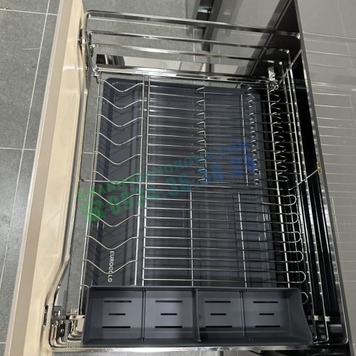 Gía xoong nồi chén đĩa đa năng Eurogold inox 304 EP70 - 3