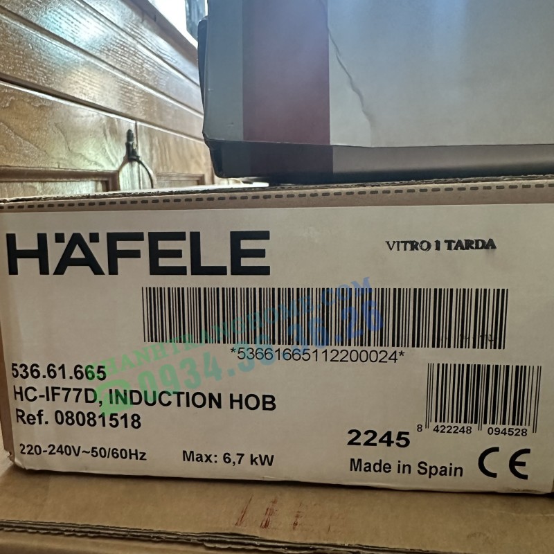 BẾP TỪ HAFELE 3 VÙNG NẤU HC-IF77D 536.61.665 - 46