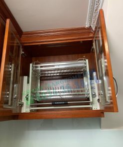 Giá Nâng Hạ Chén Đĩa Inox Mờ Eurogold EVI170 - 7