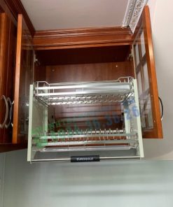 Giá Nâng Hạ Chén Đĩa Inox Mờ Eurogold EVI170 - 9