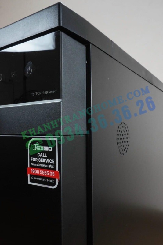 Máy Rửa Chén Bát Texgio TGFPCM795B 14 Bộ Sấy Khí Nóng Diệt Khuẩn UV - 115