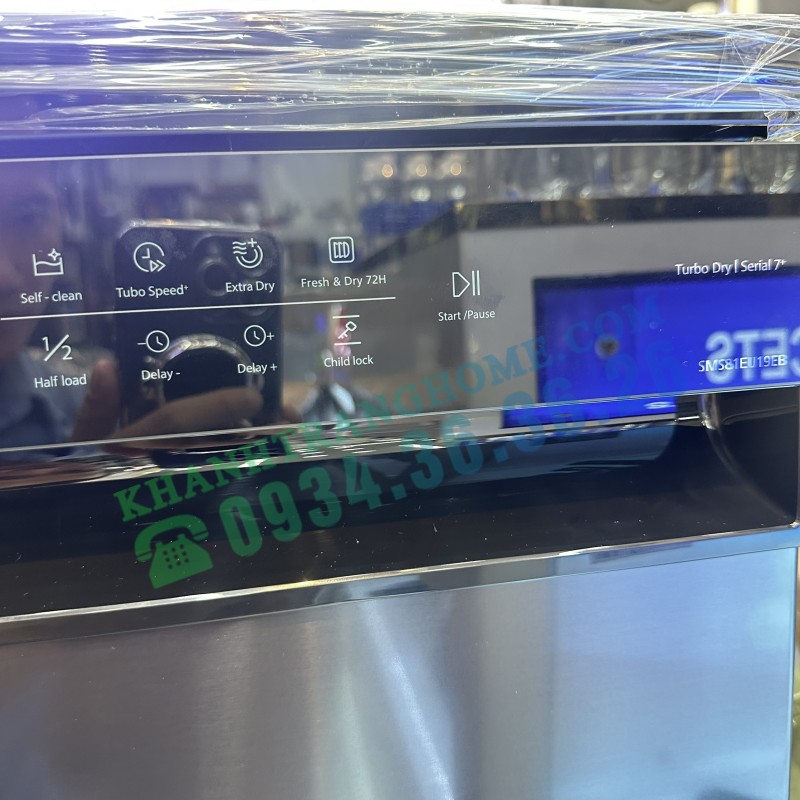 Máy rửa bát EUROSUN SMS81EU19EB (Black Serial 7+) - 100