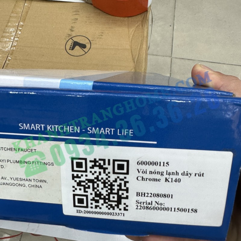 Vòi Rửa Chén Malloca K140 - Vòi dây rút mạ Chrome - 64 Vòi Rửa Chén Malloca K140 - Vòi dây rút mạ Chrome - 63