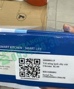 Vòi Rửa Chén Malloca K140 - Vòi dây rút mạ Chrome - 31 Vòi Rửa Chén Malloca K140 - Vòi dây rút mạ Chrome - 30