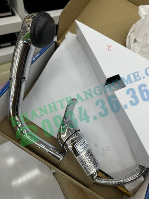 Vòi Rửa Chén Malloca K140 - Vòi dây rút mạ Chrome - 11