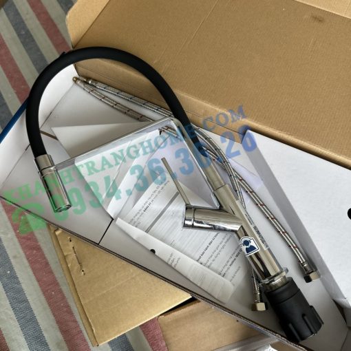 Vòi Rửa Chén Malloca K081C - Vòi mạ Chrome Silicone - 19