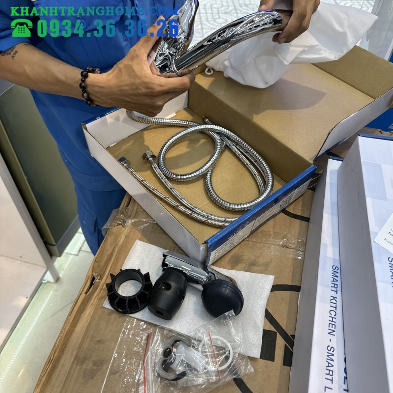 Vòi Rửa Chén Malloca K140 - Vòi dây rút mạ Chrome - 60 Vòi Rửa Chén Malloca K140 - Vòi dây rút mạ Chrome - 59