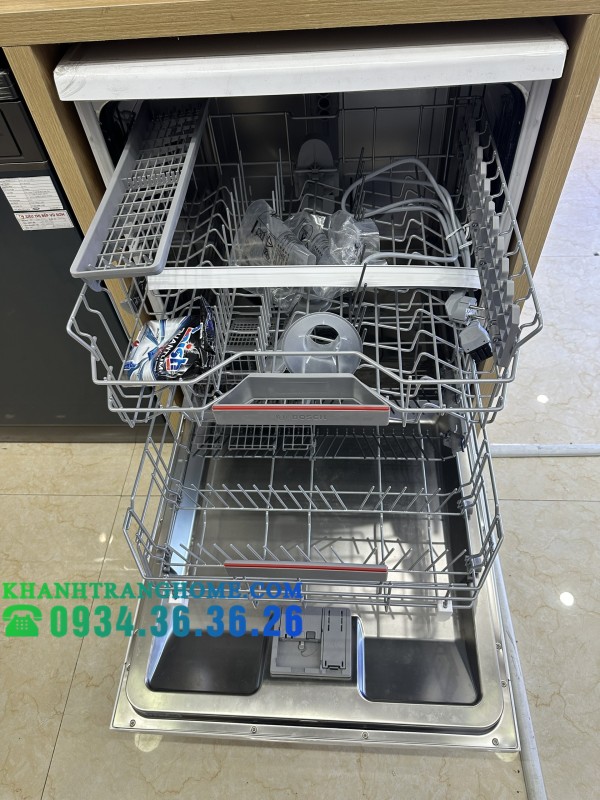 MÁY RỬA BÁT BOSCH ĐỘC LẬP SMS4HAW48E SERIE 4 13 BỘ - 55