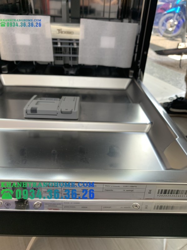 Máy Rửa Chén Bát Texgio TGFPCM795B 14 Bộ Sấy Khí Nóng Diệt Khuẩn UV - 105