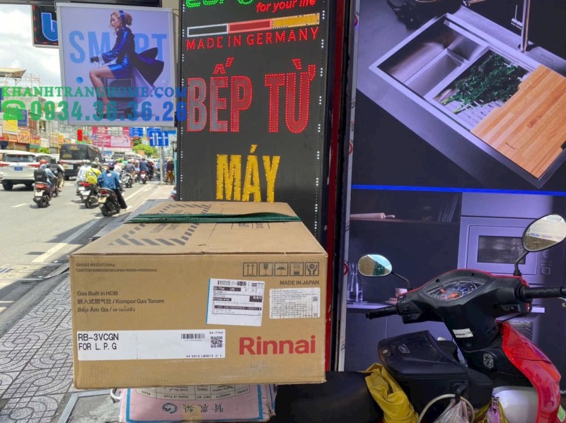 Bếp gas âm Rinnai RB-3VCGN - 86
