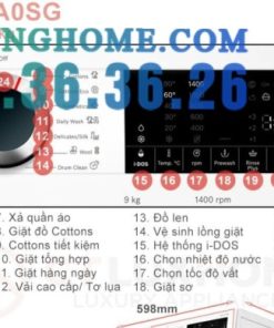 Máy Giặt Bosch WGG244A0SG Khối Lượng Giặt 9kg Công nghệ I-DOS Thông Minh - 75 Máy Giặt Bosch WGG244A0SG Khối Lượng Giặt 9kg Công nghệ I-DOS Thông Minh - 74